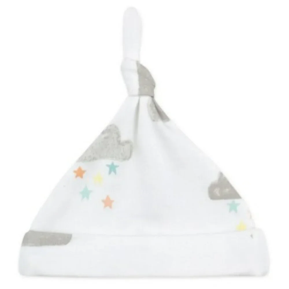 NWT. MAC & MOON Baby Neutral 3-Piece Organic Cotton Footed Set in Cloud Print - Picture 4 of 5